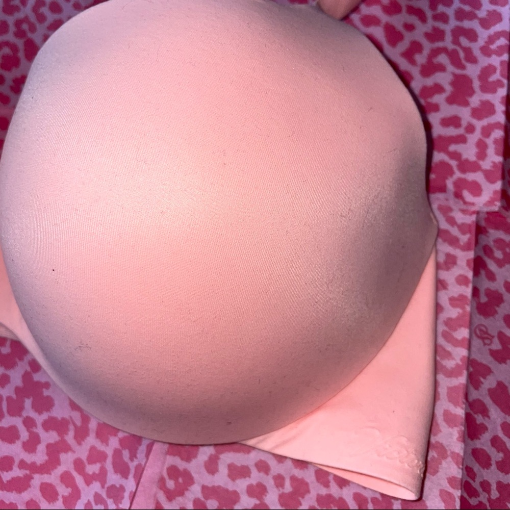 Victoria's Secret Lined Demi Bra Light Peach Size 36D - Picture 3 of 11